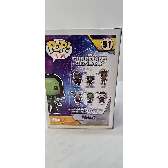 Funko POP Gamora Guardians of the‎ Galaxy # 51 - Picture 3 of 6